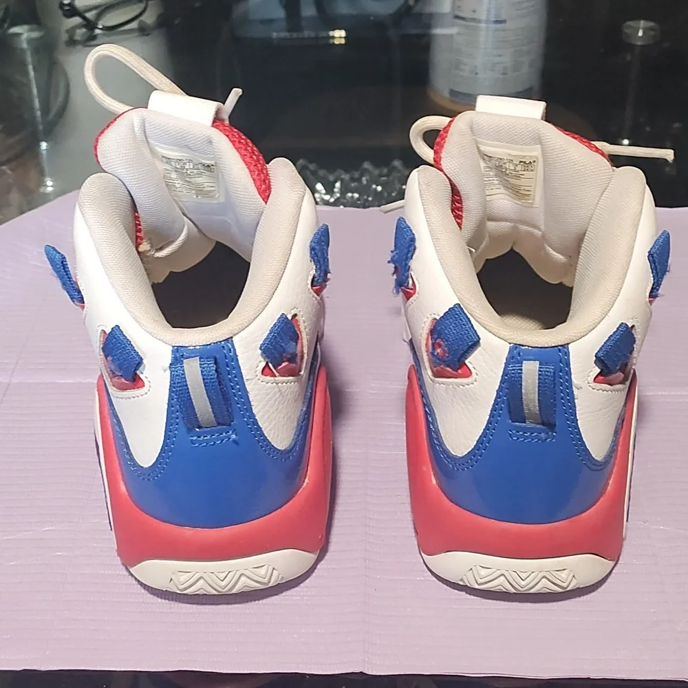 Fila Kids Red, White, and Blue Sneakers